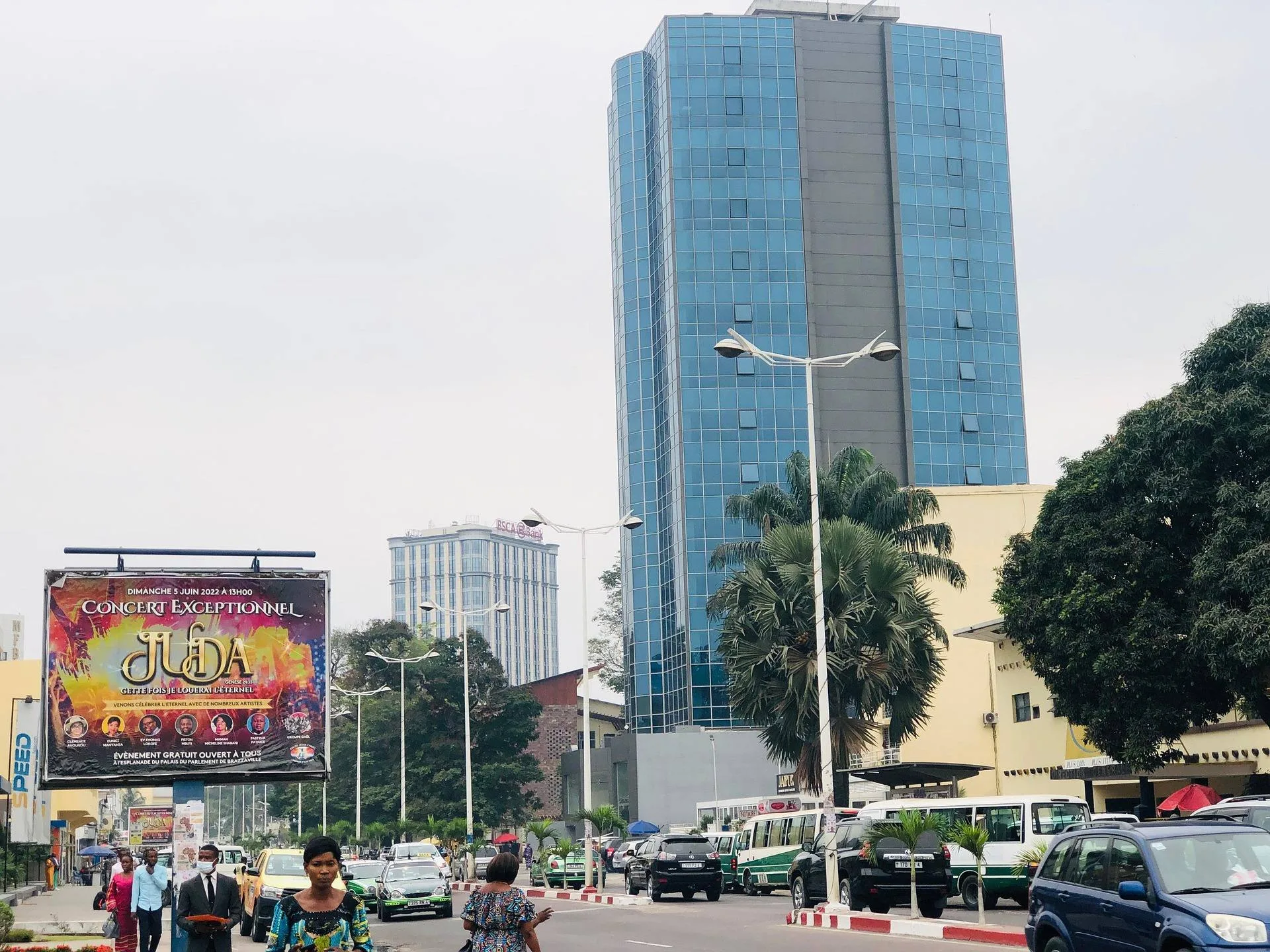 Le centre-ville de Brazzaville
